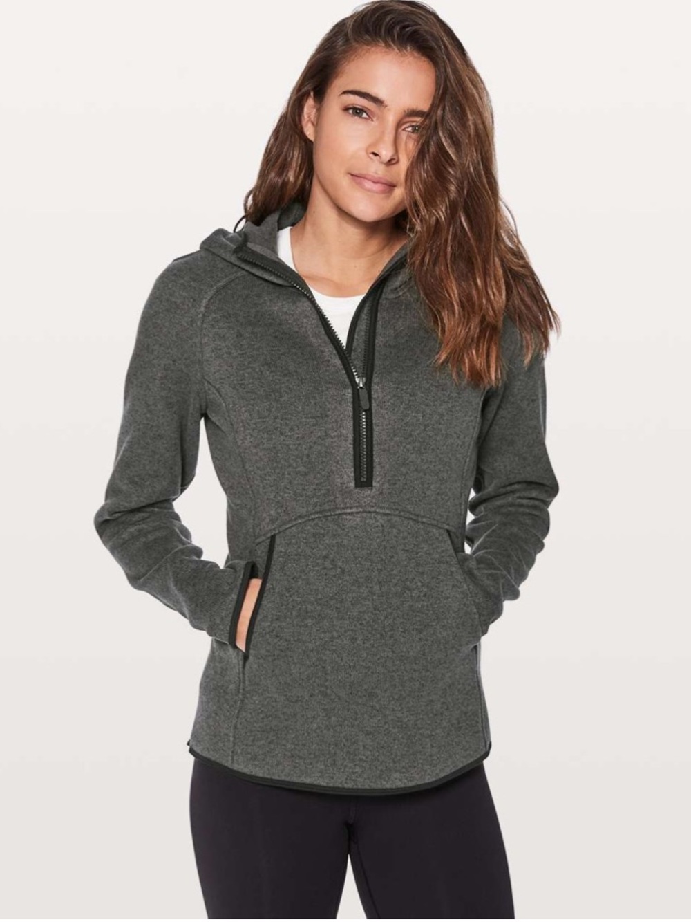 Lululemon Fleece & Thank You Pullover
Heathered Black